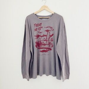 NEW Friday the 13th Camp Crystal Lake Long Sleeve Tee